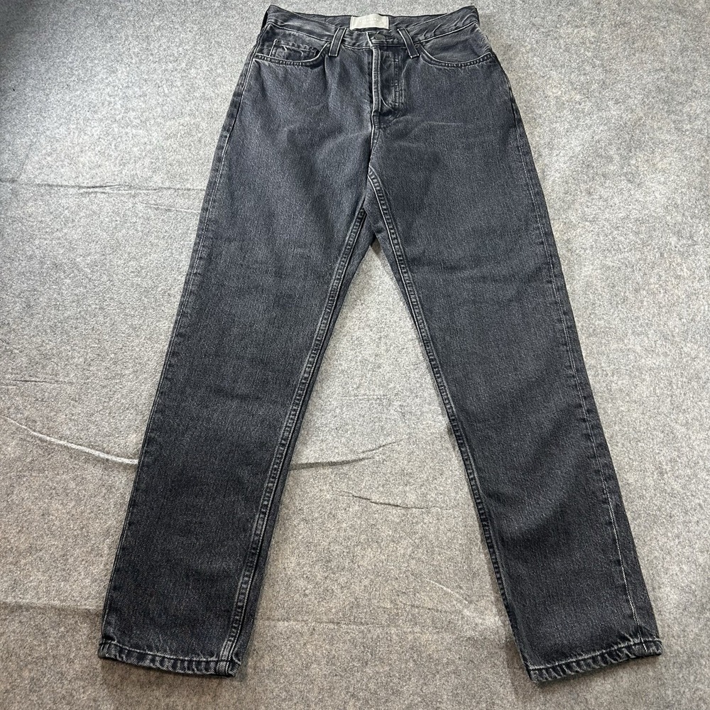 Everlane The Curvy '90s Cheeky Straight Jeans Women's 25 High Rise Washed Black